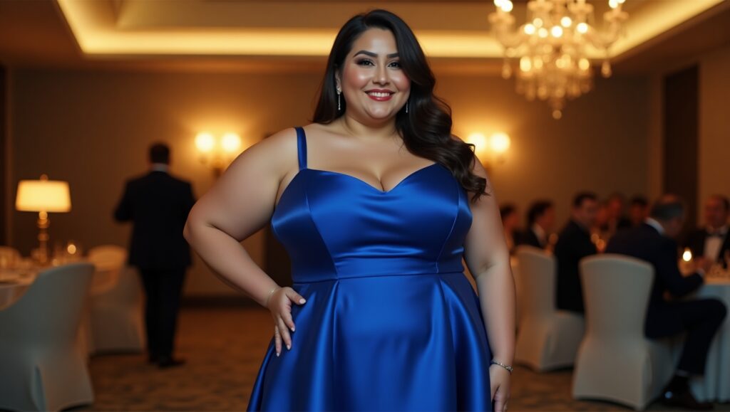 Why Blue Plus Size Cocktail Dresses Are Always in Style - Curviosa Why Blue Plus Size Cocktail Dresses Are Always in Style