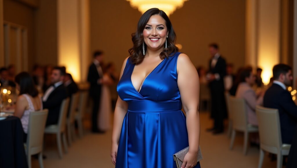 Why Blue Plus Size Cocktail Dresses Are Always in Style - Curviosa Why Blue Plus Size Cocktail Dresses Are Always in Style