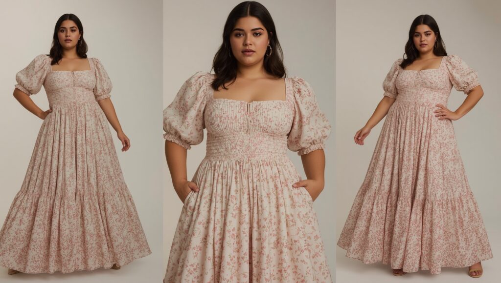 Enchant Your Curves: Top Dreamy Plus Size Milkmaid Dresses - Curviosa Enchant Your Curves: Top Dreamy Plus Size Milkmaid Dresses