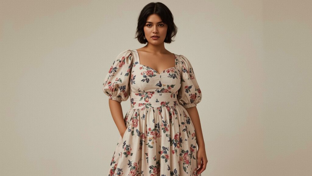 Enchant Your Curves: Top Dreamy Plus Size Milkmaid Dresses - Curviosa Enchant Your Curves: Top Dreamy Plus Size Milkmaid Dresses