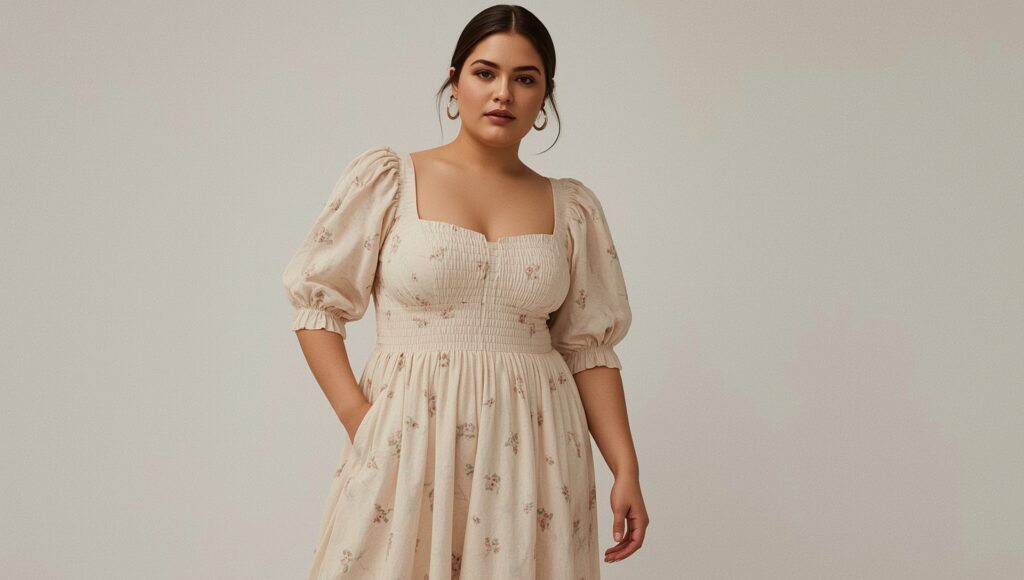 Enchant Your Curves: Top Dreamy Plus Size Milkmaid Dresses - Curviosa Enchant Your Curves: Top Dreamy Plus Size Milkmaid Dresses