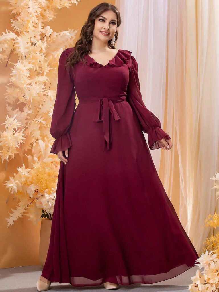 Burgundy Formal Plus Size Dresses: Elegance for Every Occasion