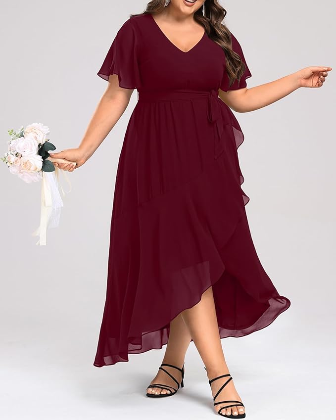 Burgundy Formal Plus Size Dresses: Elegance for Every Occasion