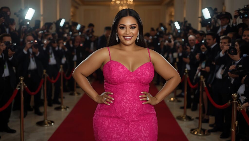 Hot Pink Plus Size Cocktail Dress – Style & Confidence Guide - Curviosa Hot Pink Plus Size Cocktail Dress – Style & Confidence Guide