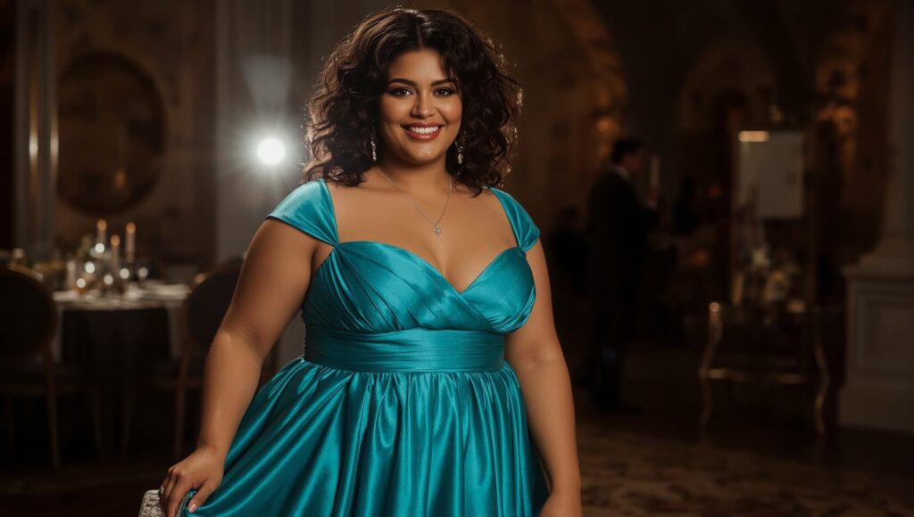 Plus Size Formal Dresses Turquoise – Elegant Style Guide - Curviosa Plus Size Formal Dresses Turquoise – Elegant Style Guide