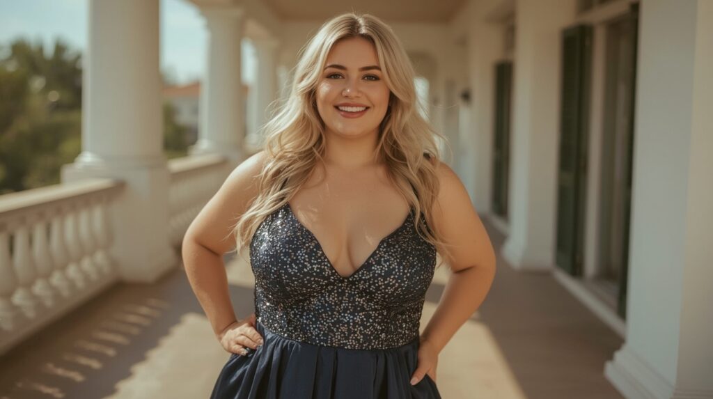 Navy Blue Plus Size Formal Dress: Timeless Elegance for Every Woman