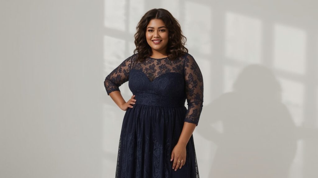 Navy Blue Plus Size Formal Dresses: Elegance for Every Occasion - Curviosa Navy Blue Plus Size Formal Dresses: Elegance for Every Occasion