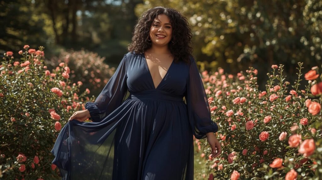 Navy Blue Formal Plus Size Dress: The Ultimate Style Guide for Women - Curviosa Navy Blue Formal Plus Size Dress: The Ultimate Style Guide for Women