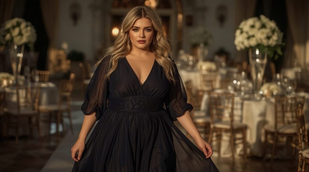 Navy Blue Formal Dress Plus Size: Timeless Elegance for Every Occasion - Curviosa Navy Blue Formal Dress Plus Size: Timeless Elegance for Every Occasion