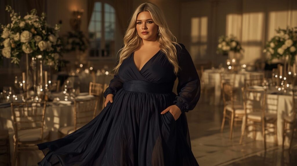 Navy Blue Formal Dress Plus Size: Timeless Elegance for Every Occasion - Curviosa Navy Blue Formal Dress Plus Size: Timeless Elegance for Every Occasion