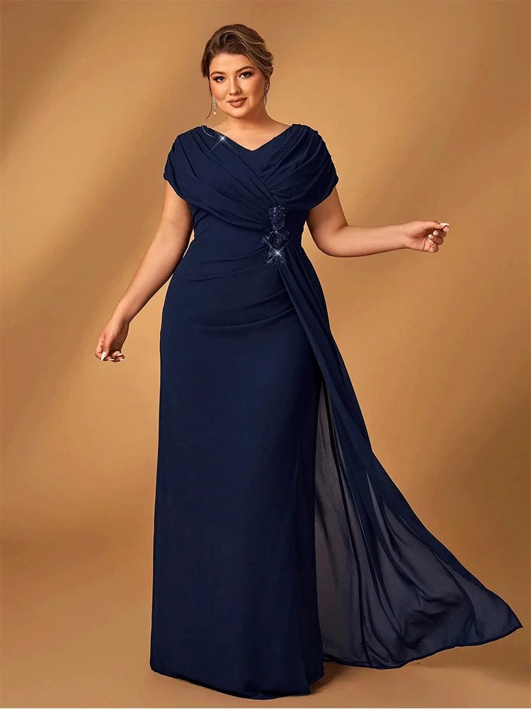 Plus Size Formal Navy Blue Dress: The Elegant Choice for Every Occasion