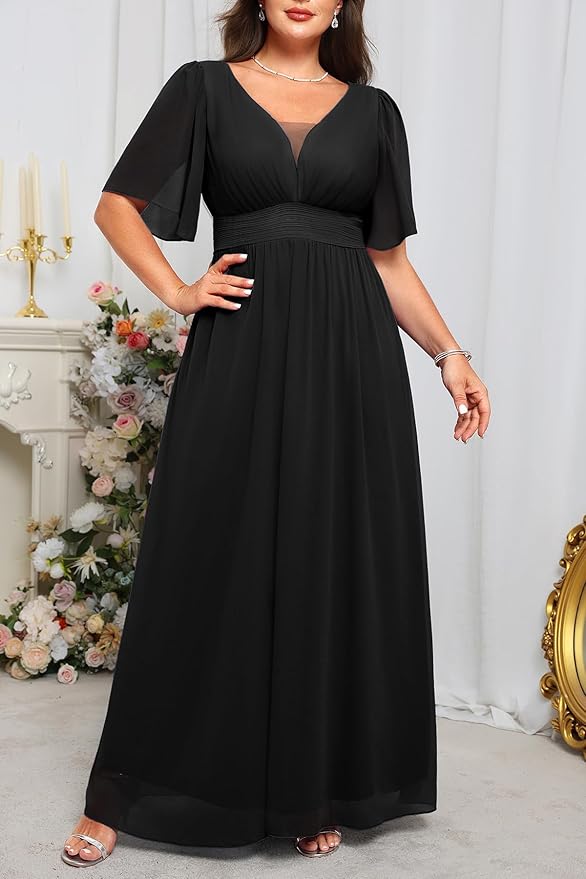 Stunning Plus Size Black Bridesmaid Dresses for Every Shape - Curviosa Stunning Plus Size Black Bridesmaid Dresses for Every Shape