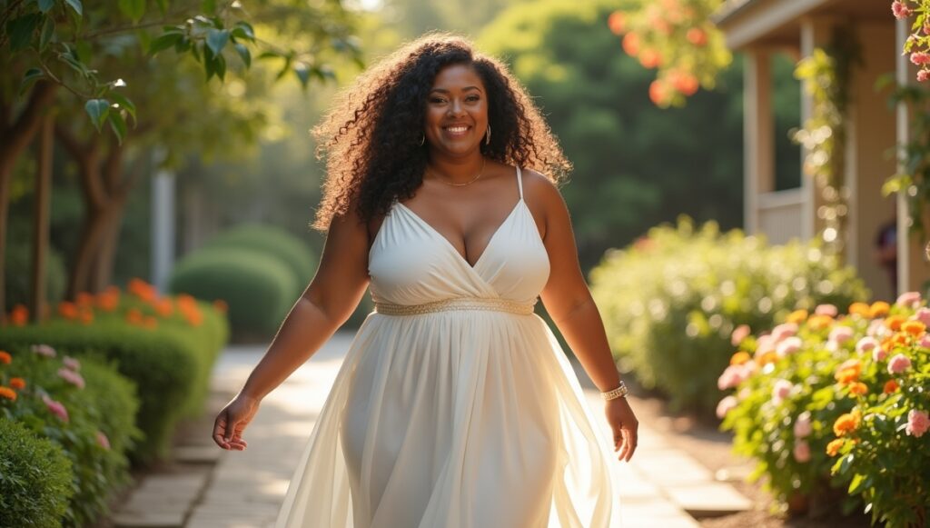 Plus Size White Elegant Dresses: Style, Confidence, and Timeless Beauty - Curviosa Plus Size White Elegant Dresses: Style, Confidence, and Timeless Beauty