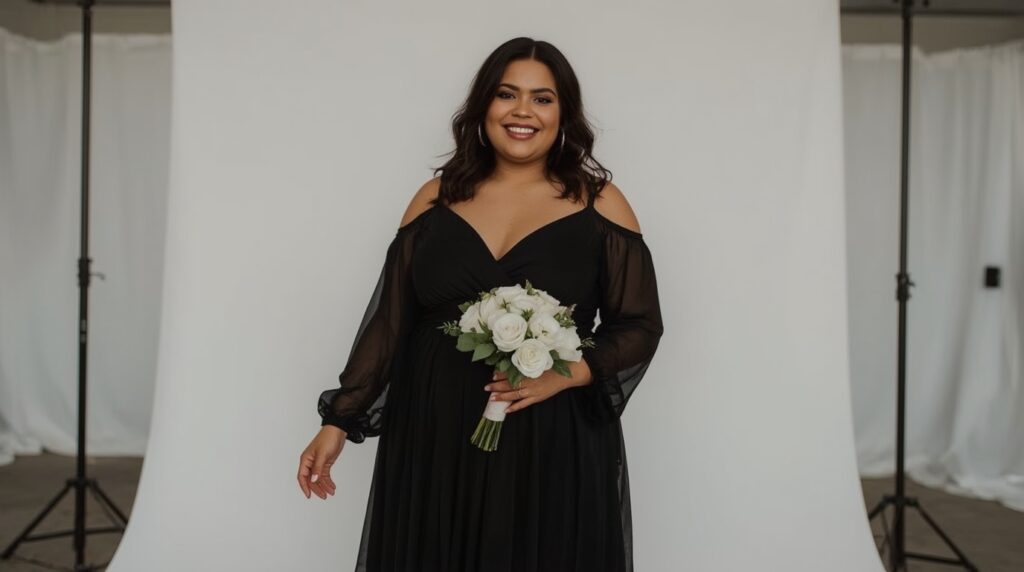 Stunning Plus Size Black Bridesmaid Dresses for Every Shape - Curviosa Stunning Plus Size Black Bridesmaid Dresses for Every Shape