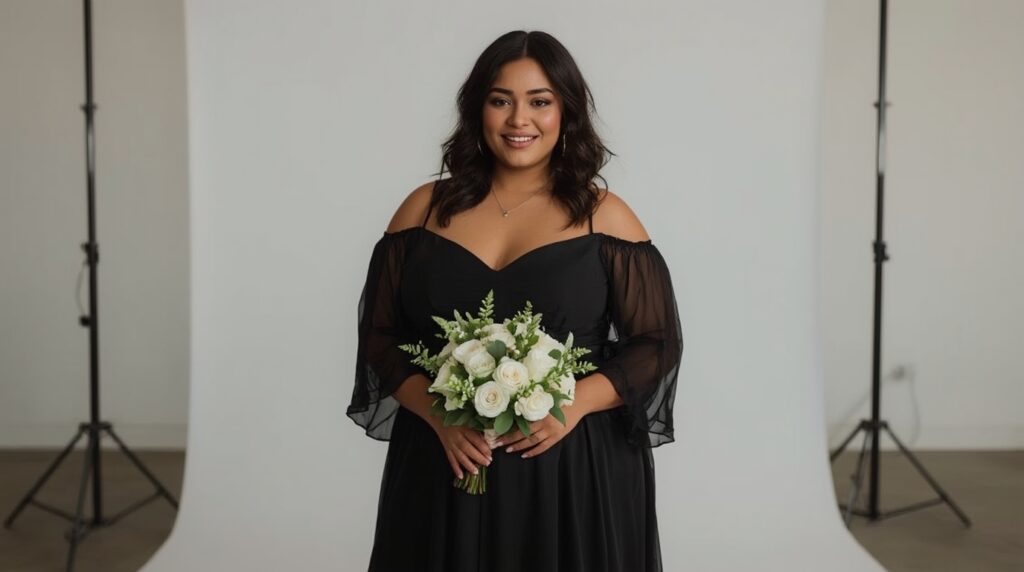 Stunning Plus Size Black Bridesmaid Dresses for Every Shape - Curviosa Stunning Plus Size Black Bridesmaid Dresses for Every Shape